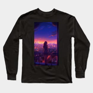 Lofi Girls Dreamscapes Long Sleeve T-Shirt